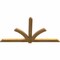 Ekena Millwork Redmond Rough Sawn Timber Gable Bracket, Western Red Cedar, 72"W x 39"H x 2"D x 4"F, 13/12 Pitch GBW072X39X0204RED00RWR - alternate 5